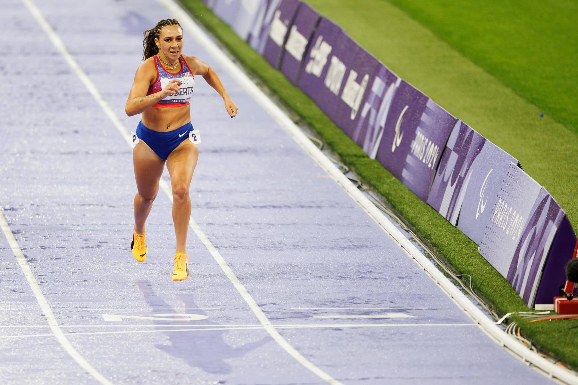 Jaleen Roberts during the Paris 2024 Paralympic Summer Games